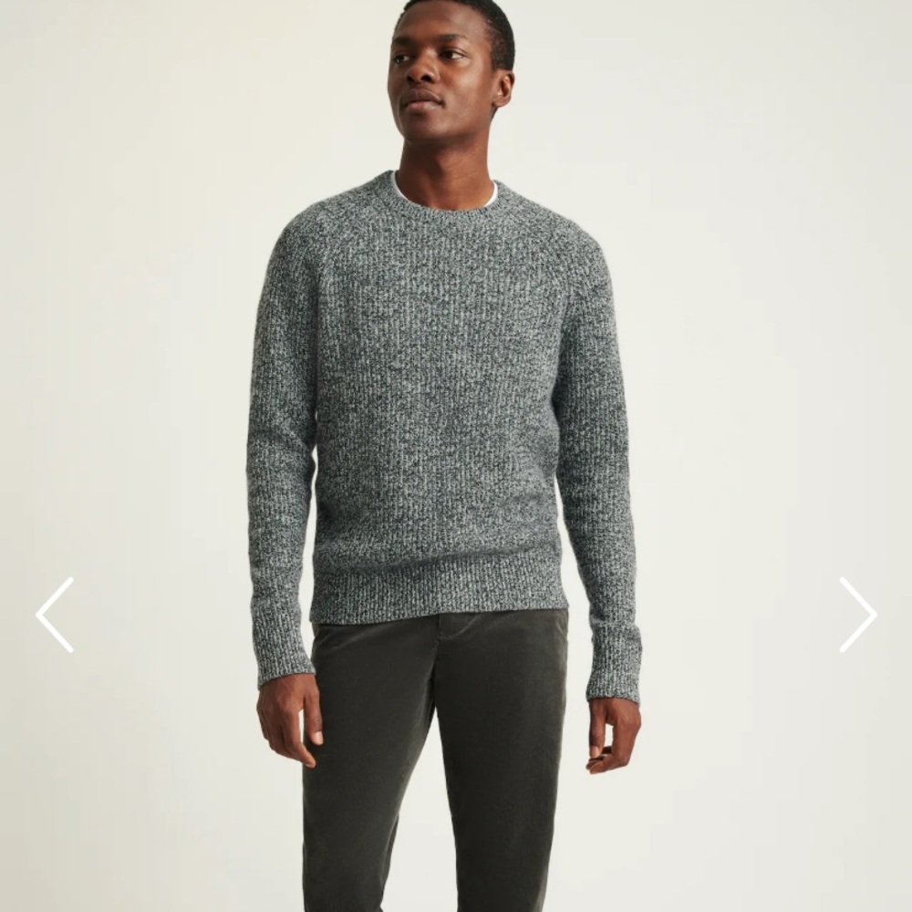 Bonobos Marled Fisherman Crew Neck Sweater